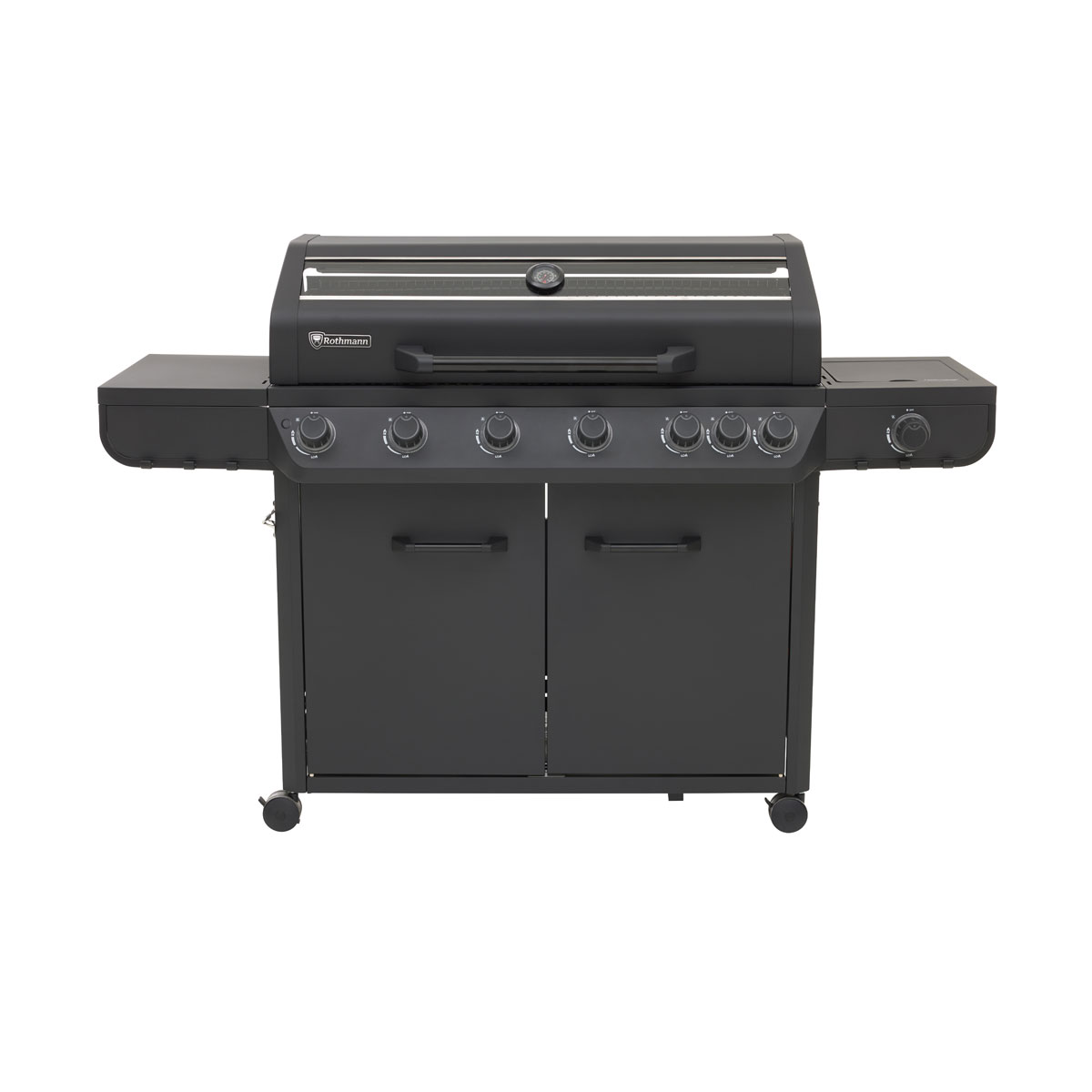 Rothmann Gasgrillwagen Vulcano 6 Turbo Plus Black Edition Bild 1