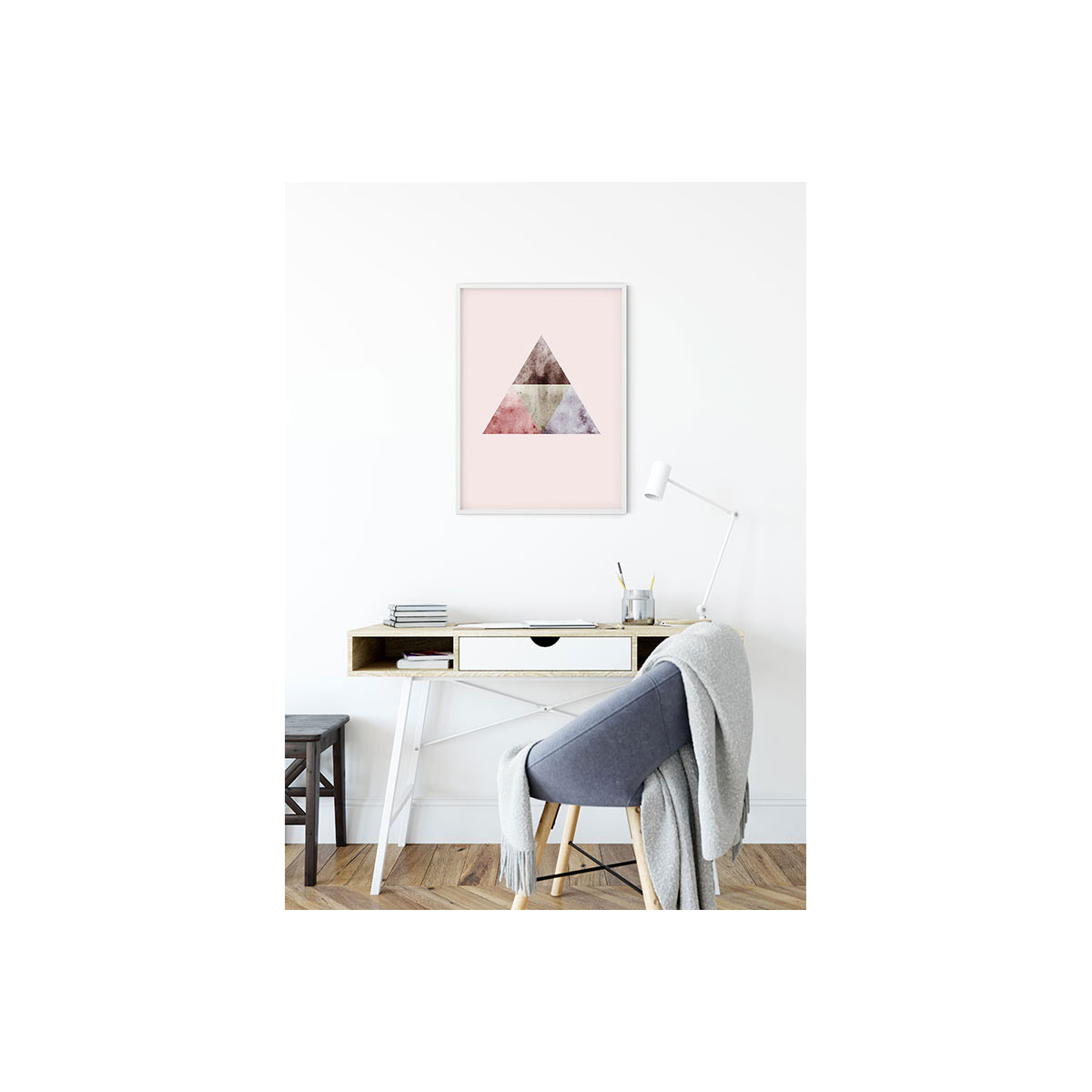 Komar  Wandbild Triangles Top Red 30x40 cm Bild 6