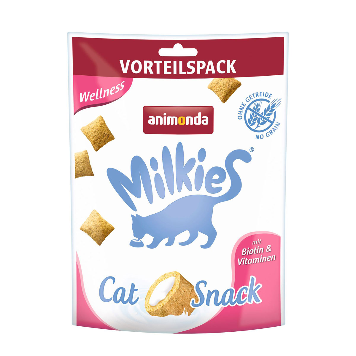 Cat Snack Milkie Knusperkissen Wellness 120g