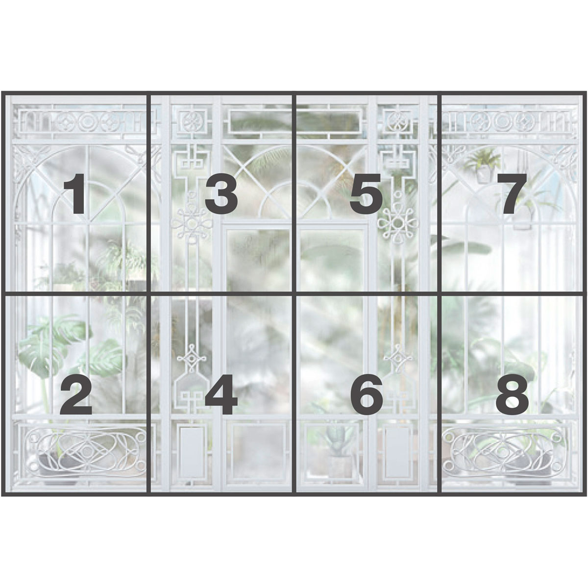 Komar  Papier Fototapete Orangerie 368x254 cm Bild 3