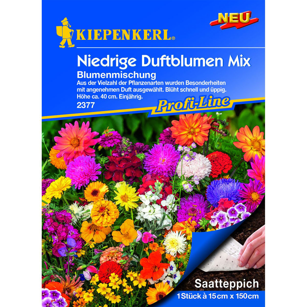 Kiepenkerl Blumenmischung Niedrige Duftblumen Saatteppich Bild 1