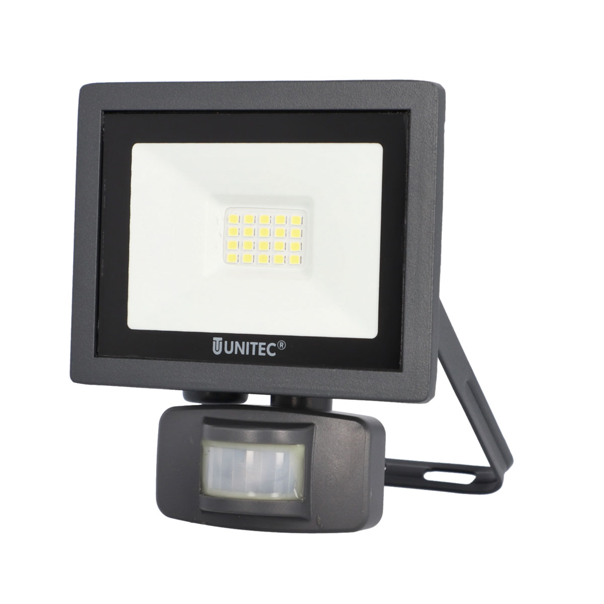 Unitec LED Wandstrahler mit Bewegungsmelder 10W 800lm anthrazit Bild 1