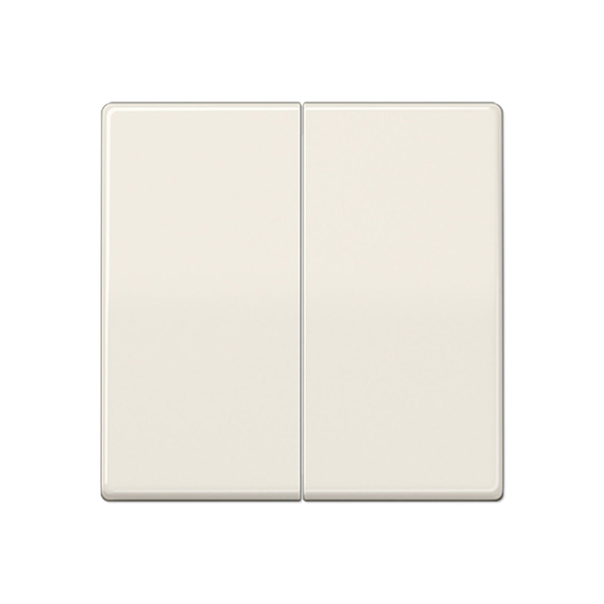 Jung Abdeckung für Serienschalter AS 500 weiß