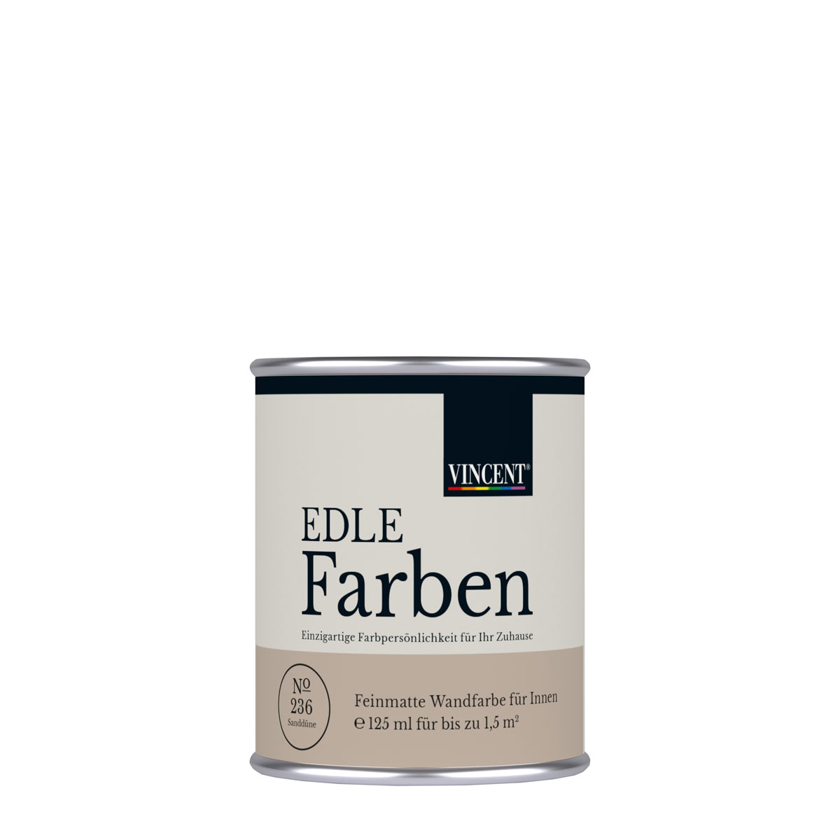 Vincent  Wandfarbe EDLE Farben Sanddüne matt 0,125 L Bild 1