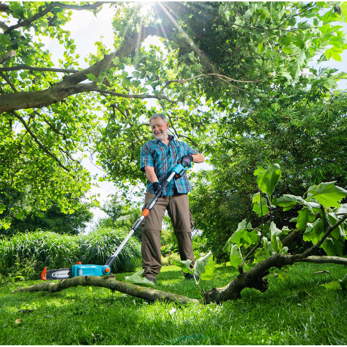 Gardena  Akku-Teleskop-Hochentaster TCS 20/18V P4A Solo ohne Akku Bild 2