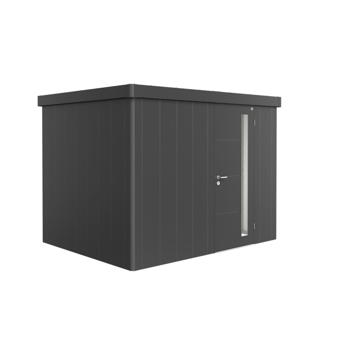 Biohort Gerätehaus Neo 2C Standardtüre dunkelgrau-metallic