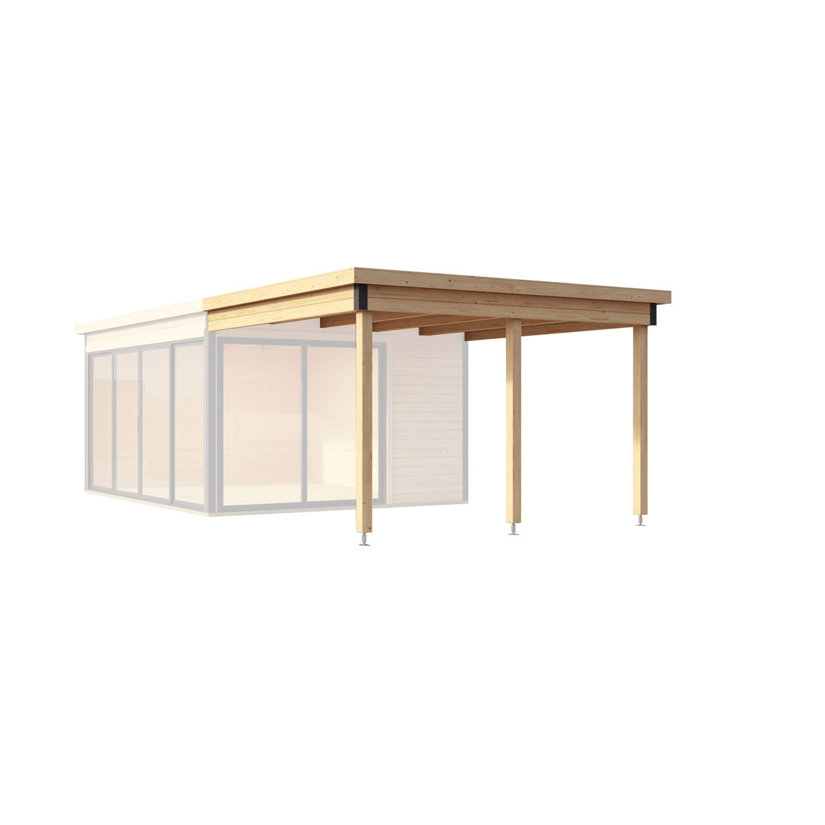 Anbau für Designhaus 412 Größe 2 natur