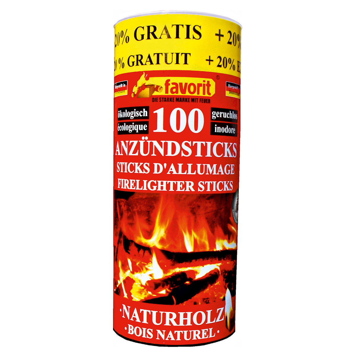 Naturholz-Grillanzünder 100 Stück