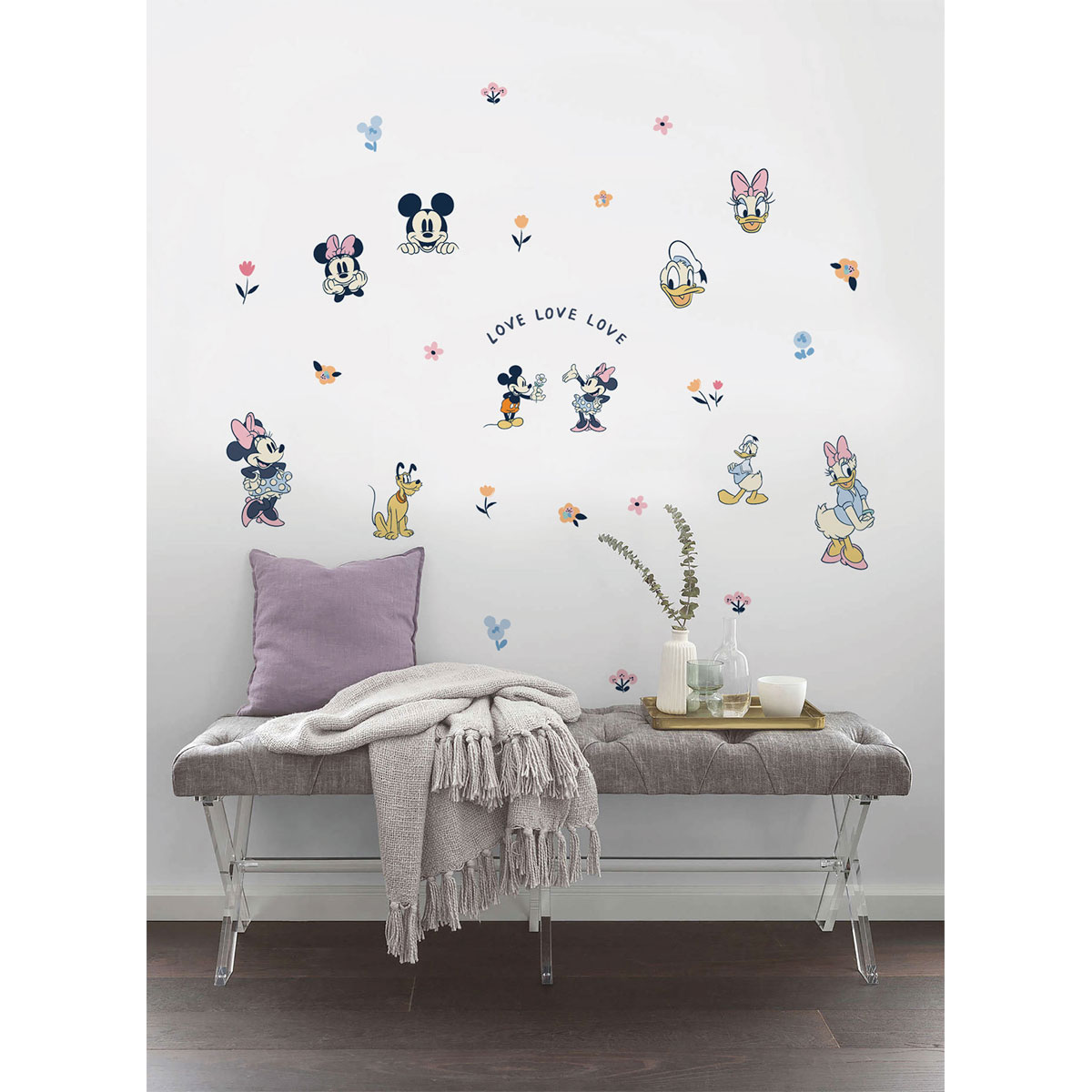 Komar  Wandtattoo Love Love Love 50x70 cm