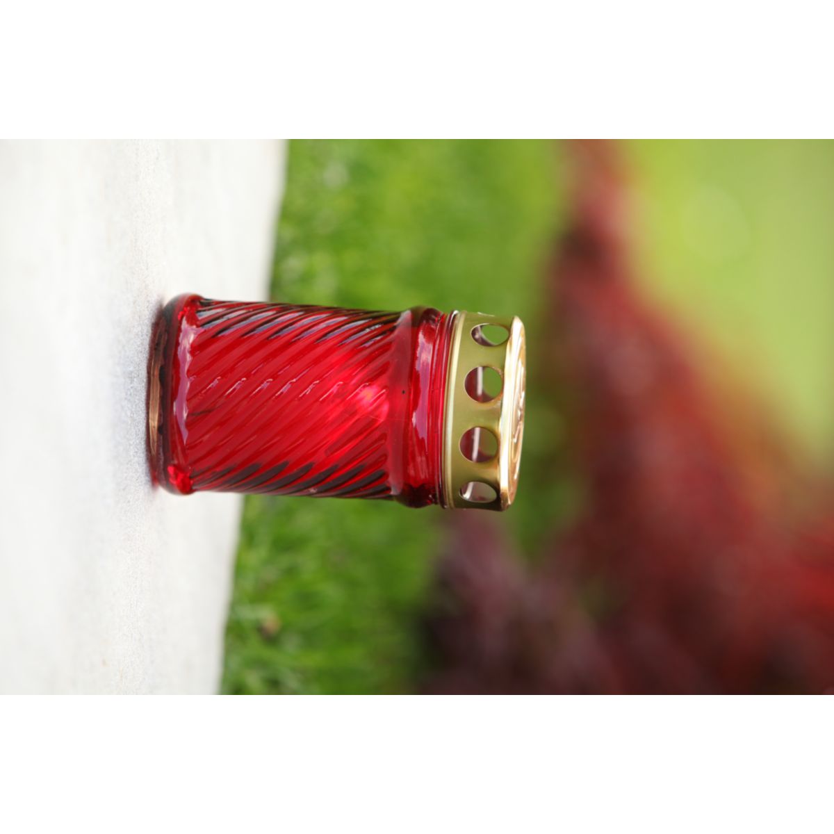 Grablampe IGLESIA_A aus Glas mit Brenner
