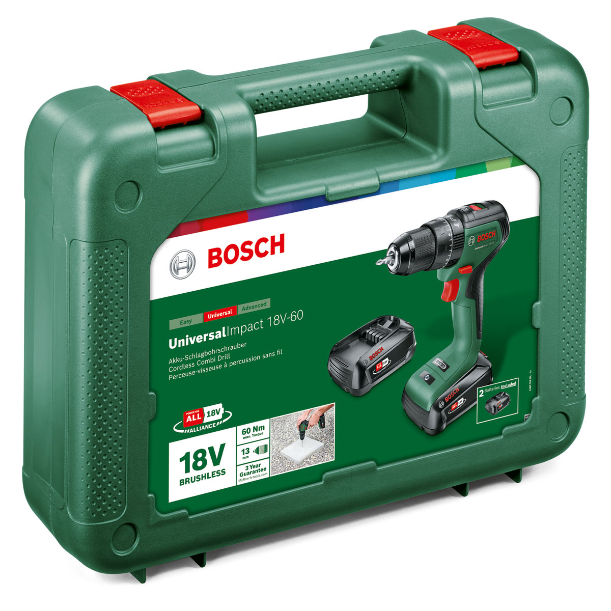 Bosch  Akku-Schlagbohrschrauber UniversalImpact 18V-60 Bild 2