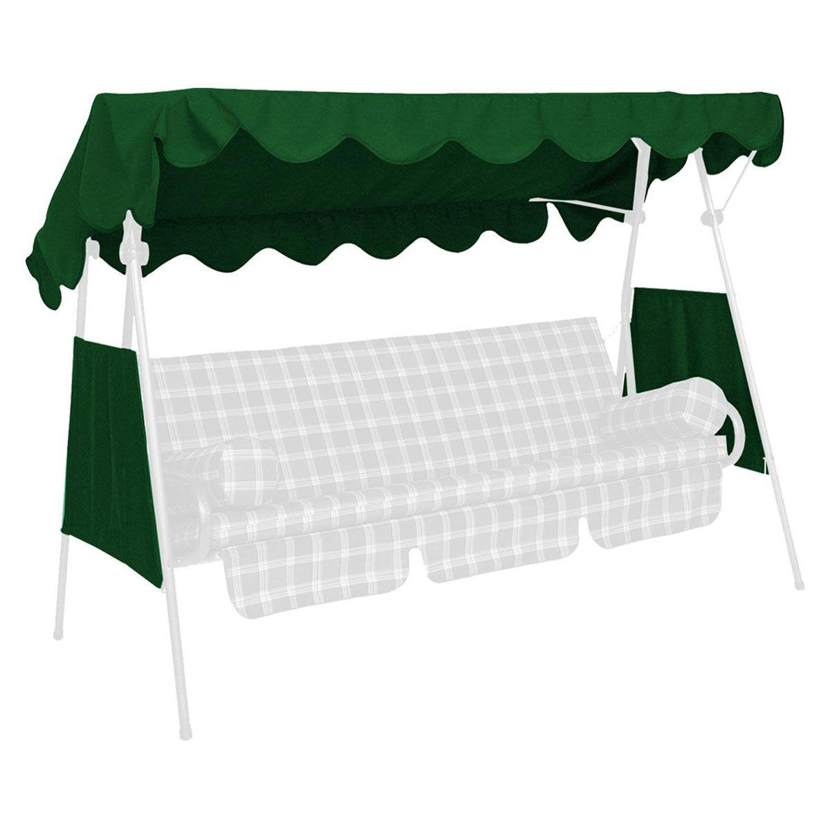 Angerer Freizeitmöbel GmbH Sonnendach, 200x120 cm, Swingtex, tannengrün