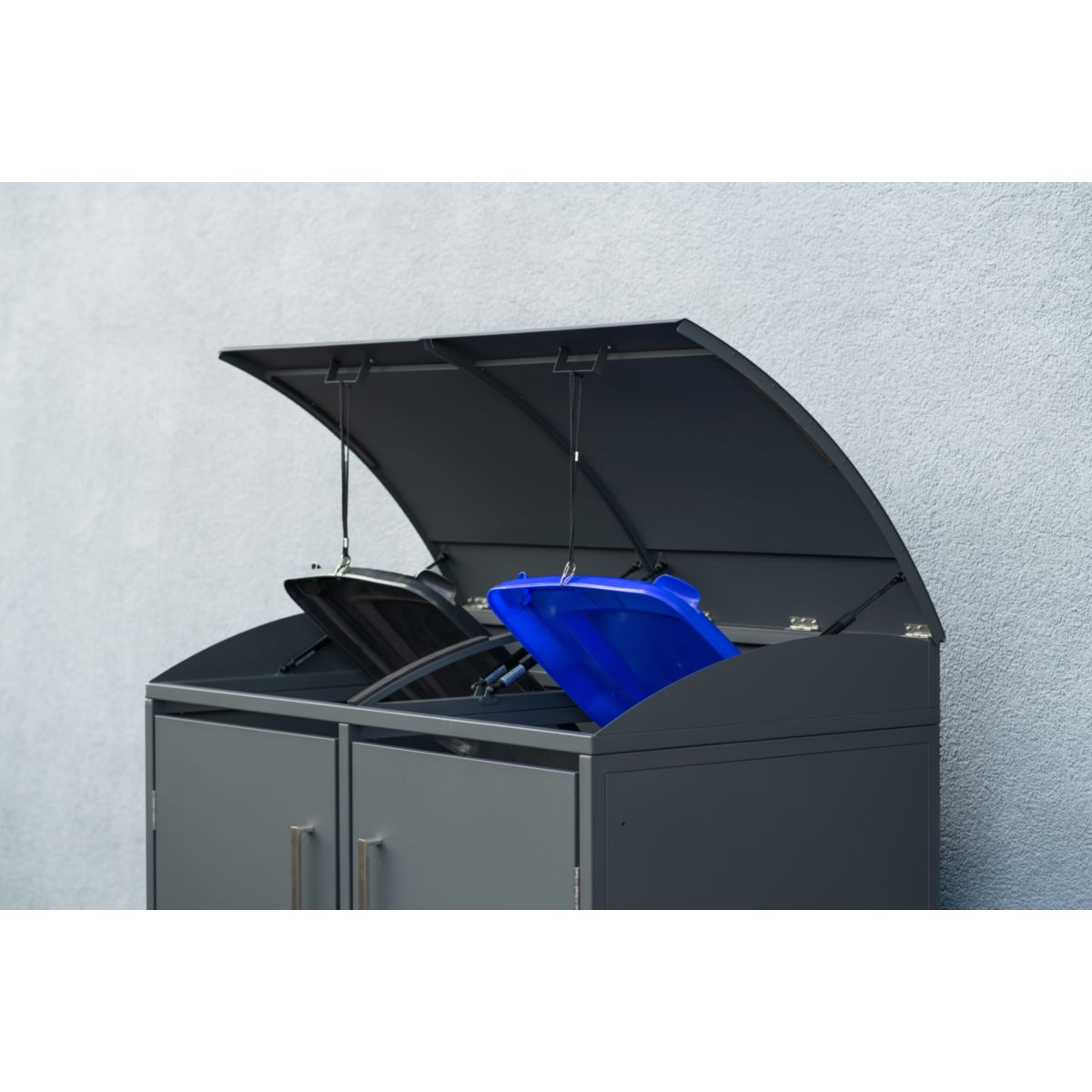 Westmann Mülltonnenbox Moderna 2 2x 240 L 83x139x135 cm Bild 4