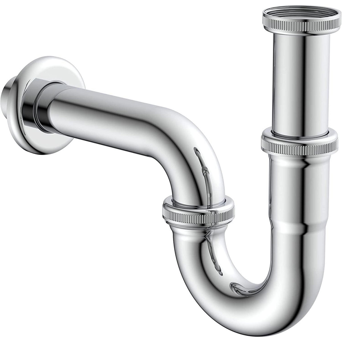 Kirchhoff Röhrensiphon 1¼ x 32 mm verchromt Bild 2