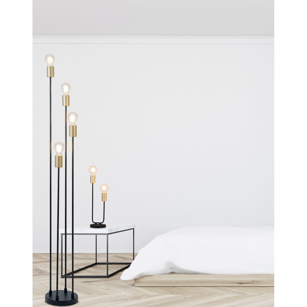 Flector Stehleuchte Edison Gold Bild 6