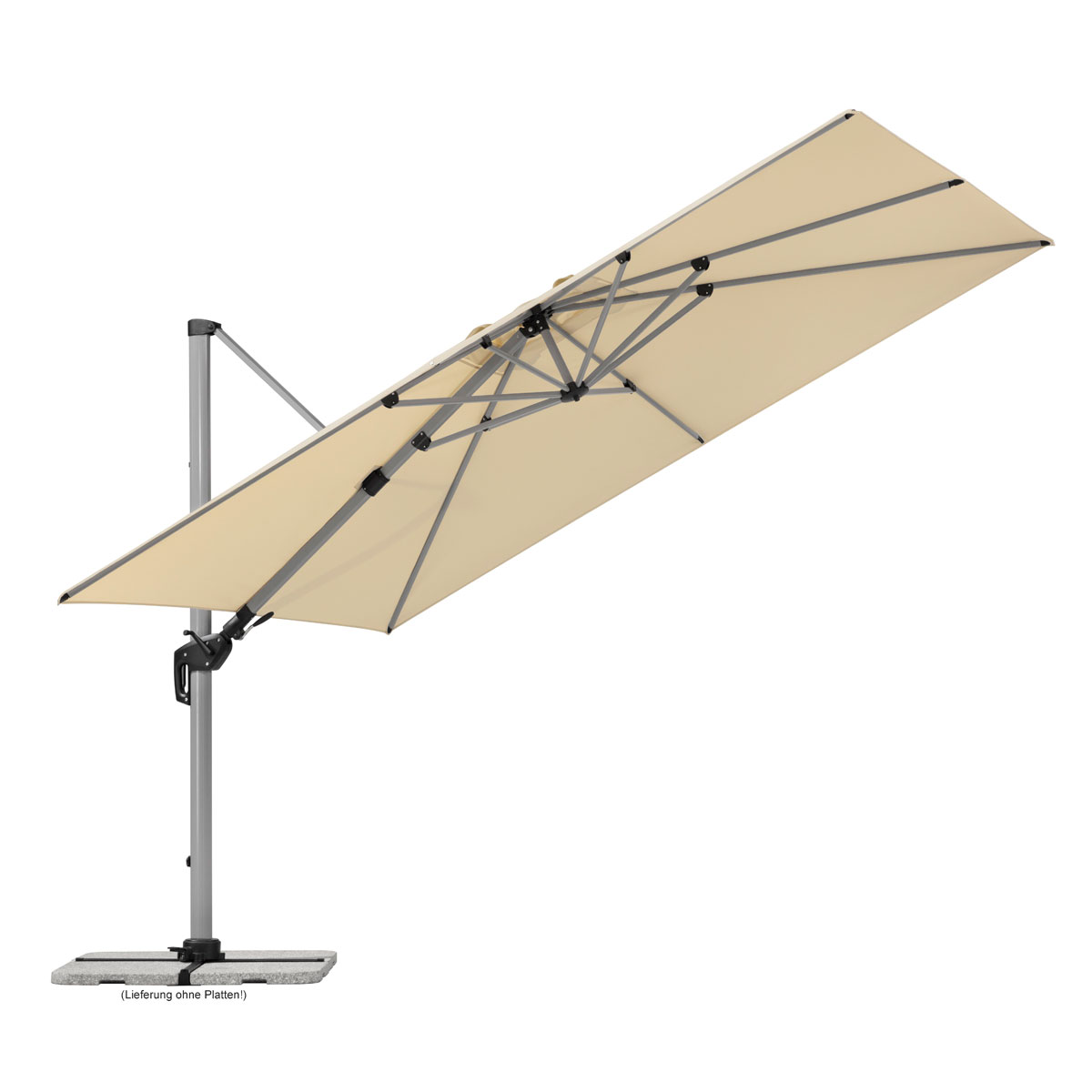 Schneider Schirme Ampelschirm Bermuda 260 x 350 cm natur Bild 4