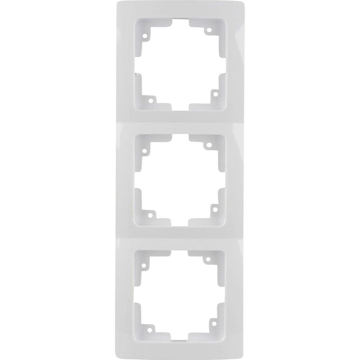 Unitec Abdeckrahmen Monaco 3-fach ultraweiß 25,5 x 8,1 x 1,5 cm