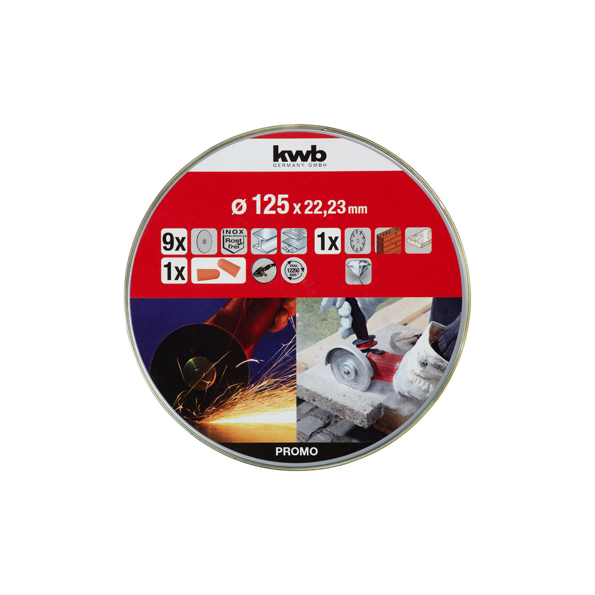 kwb  Trennscheiben Diamant-Set 10 teilig Bild 2