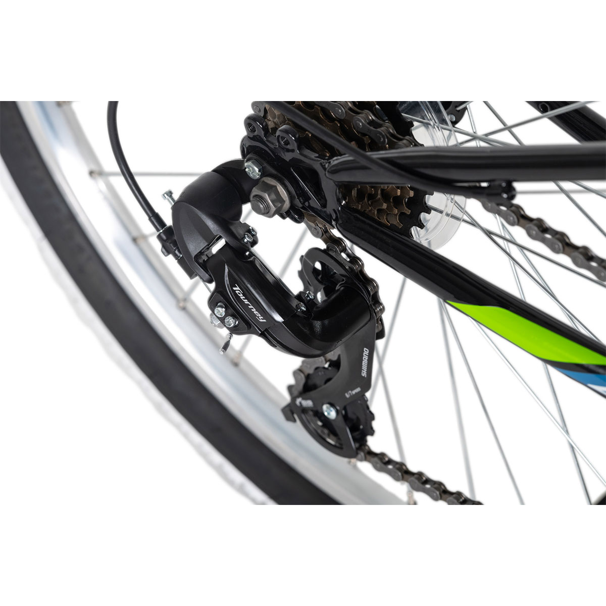 KS Cycling Mountainbike Fully 26'' Zodiac Schwarz-Grün RH 48 cm  Bild 3