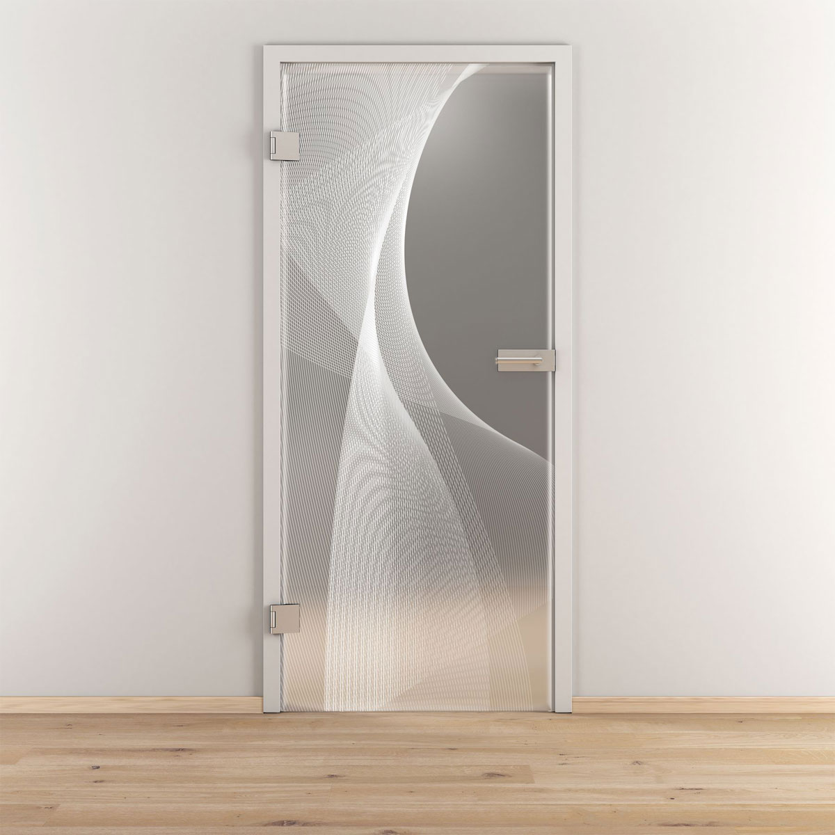 Novadoors Glasdrehtür NOVA 634 mattiert 83,4 x 197,2 cm Links Bild 2