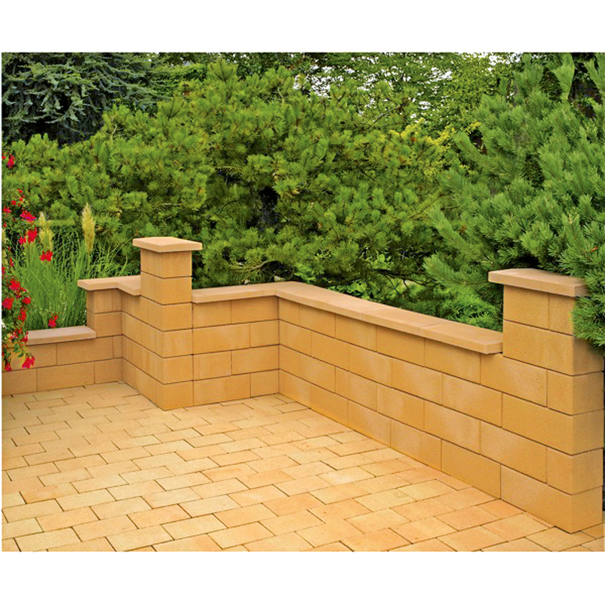 Pflaster Allee diamant gelbsand melange 24 x 48 x 8 cm  Bild 4