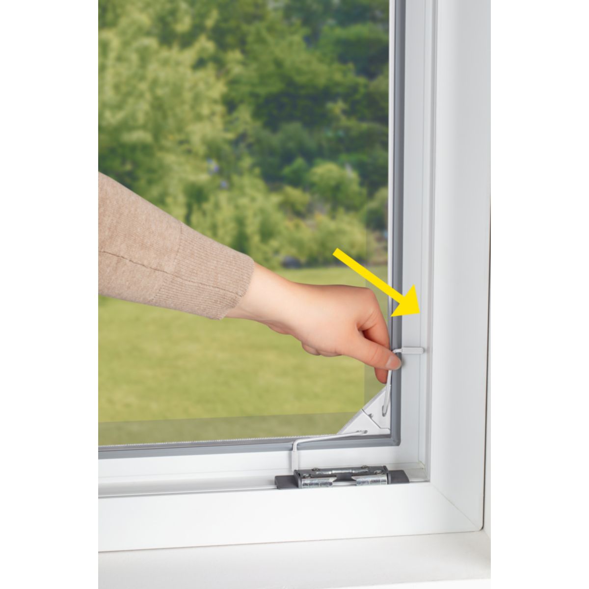 EASYmaxx Moskitonetz Magic Fit weiss Bild 9