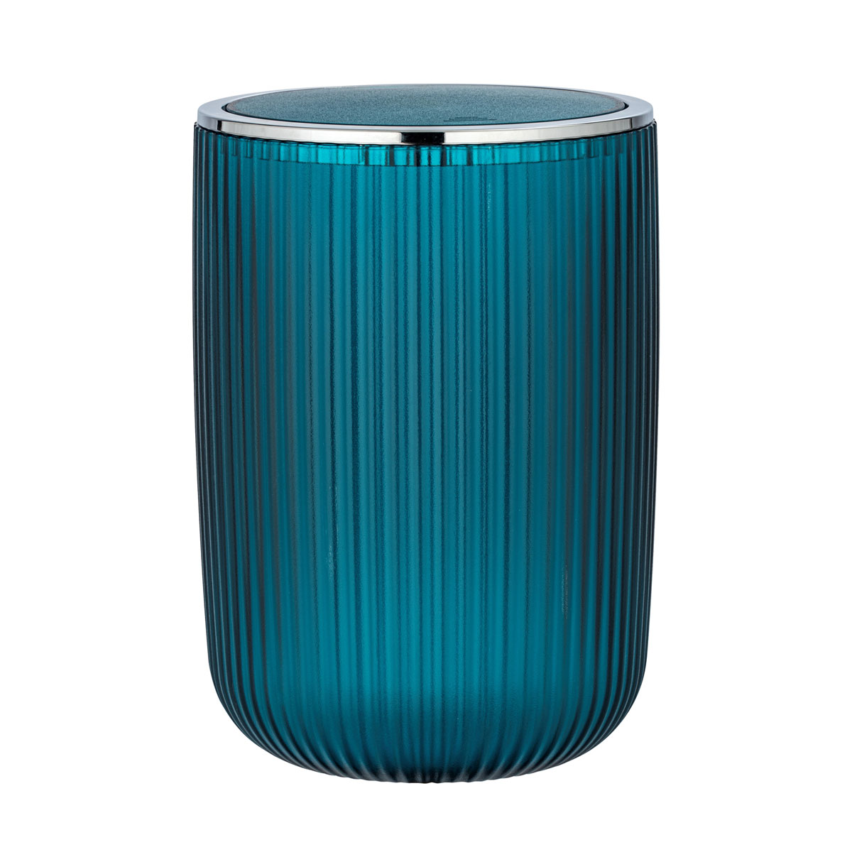 Wenko  Schwingdeckeleimer Agropoli L Petrol Kosmetikeimer mit Schwingdeckel 5,5 l Bild 1