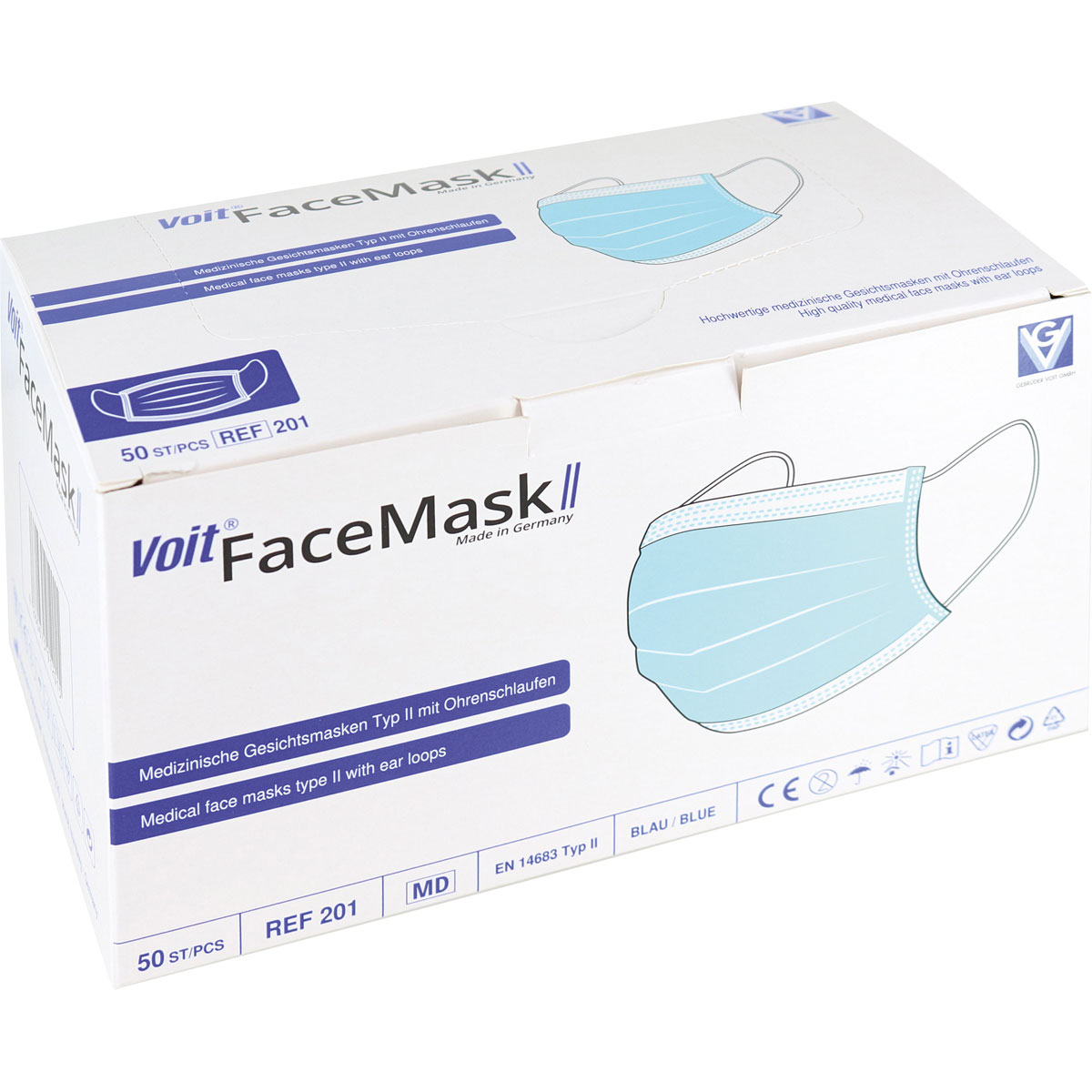 VOIT Mundschutz 3-lagig 50 Stück