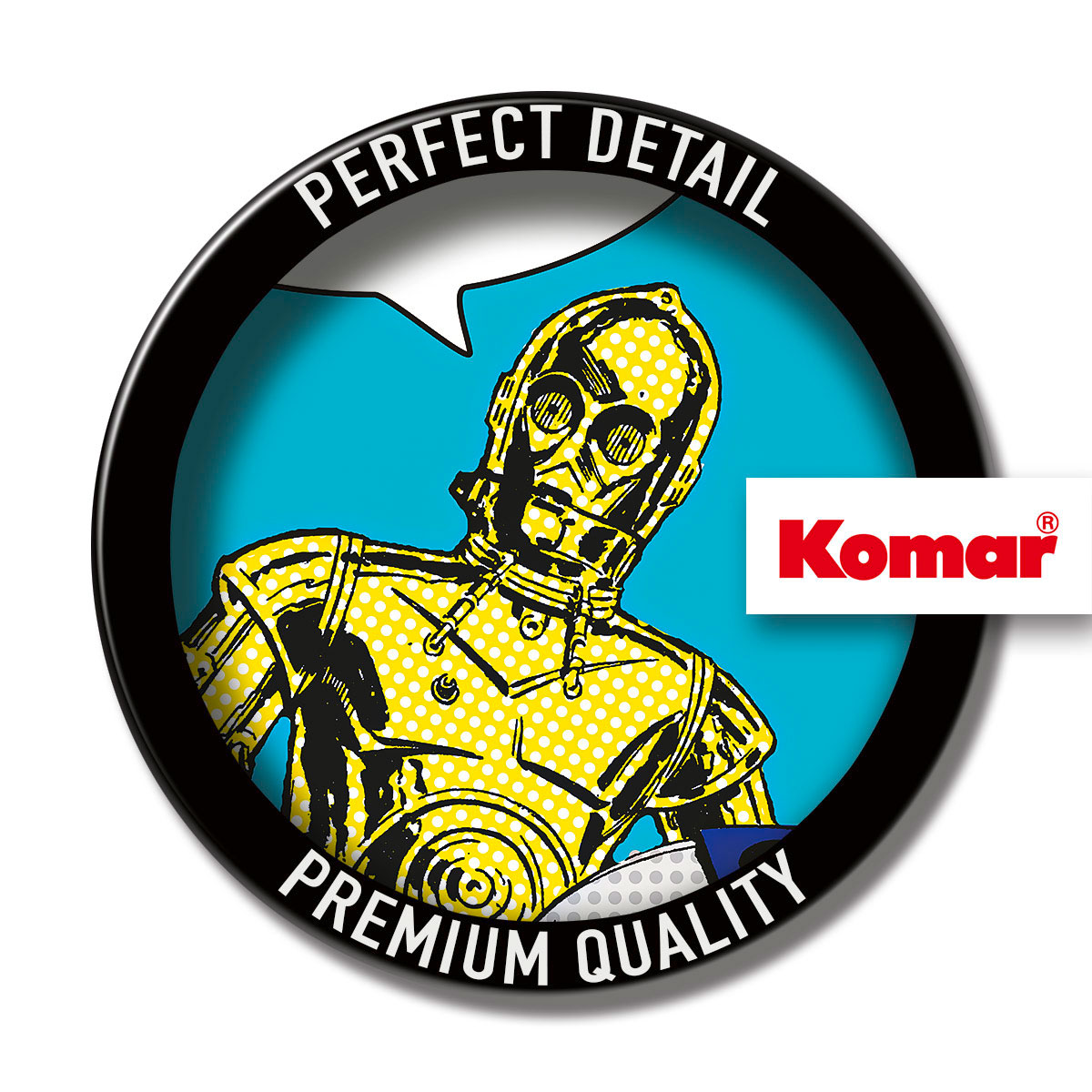 Komar  Wandbild Star Wars Classic Comic Quote Droids 30x40 cm Bild 3