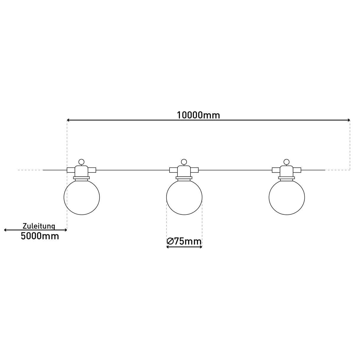 näve  Solarlichterkette Cadena warmweiß 10er Bild 12