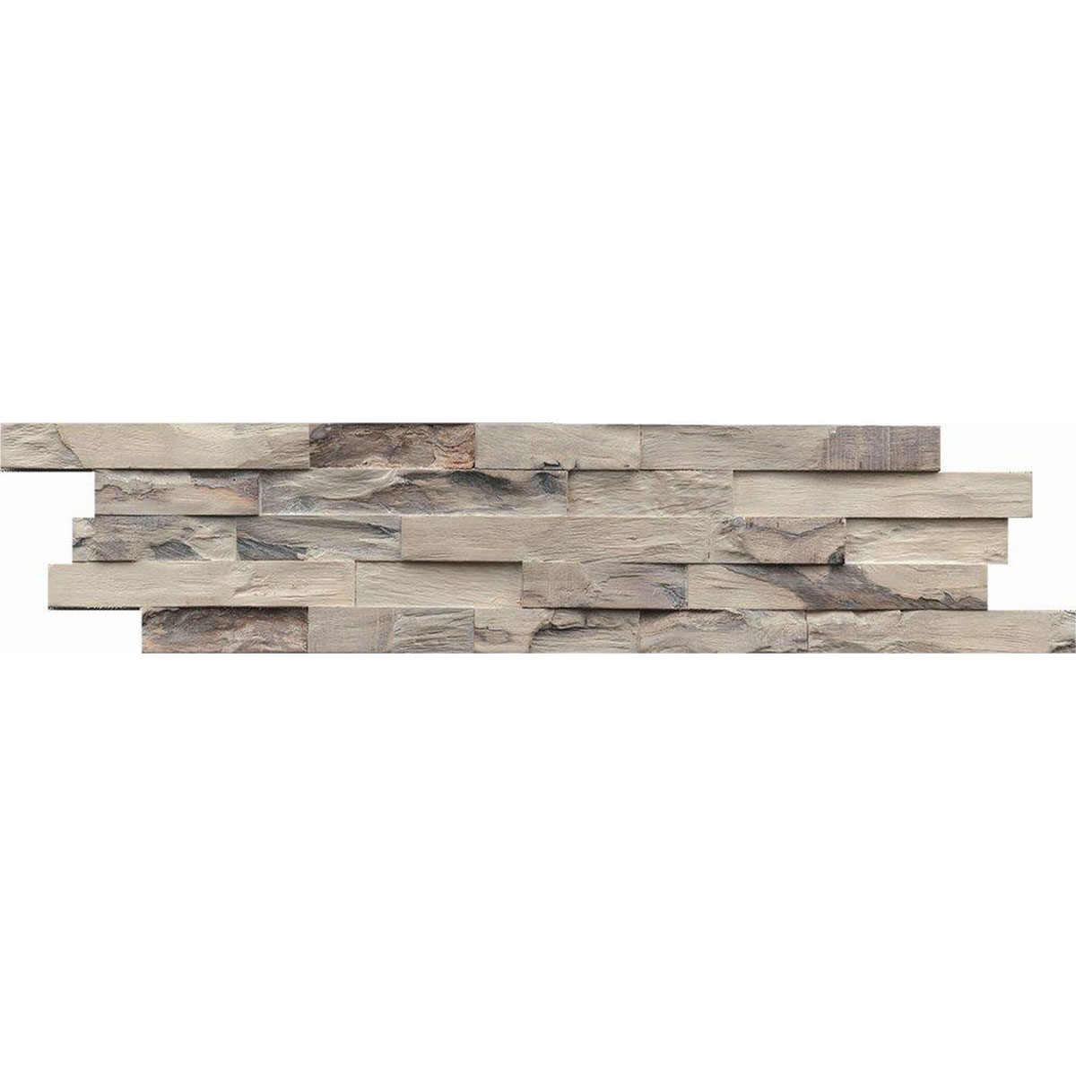 Indo Wandverkleidung Beachwood Heavea Sun Bleached 10er-Set