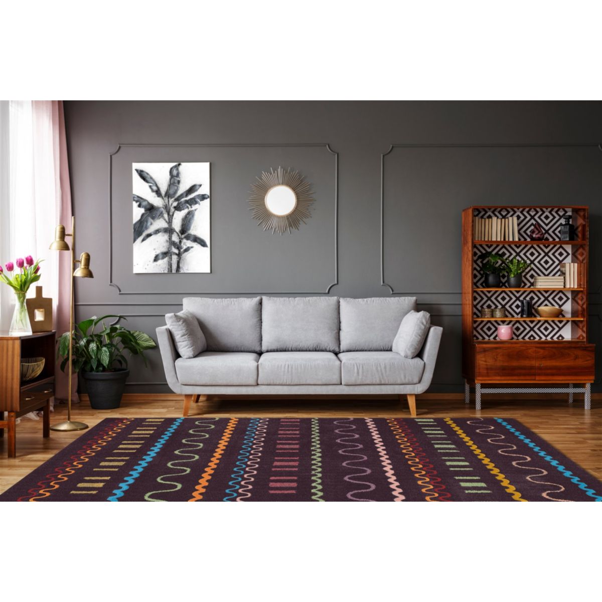 Spirit 3085 Multi / Violett 140cm x 200cm Bild 2