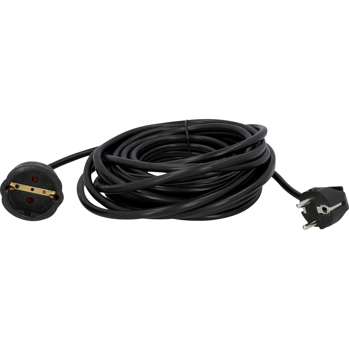 Flector Technik Schuko-Verlängerung schwarz 10 m Bild 1