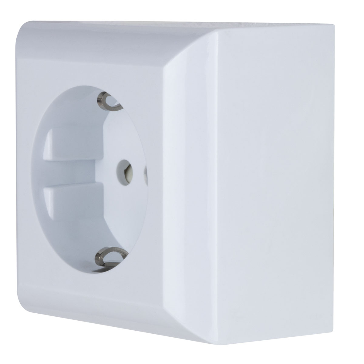 REV Ritter AP-Schalterprogramm PlanoLuxe weiß Steckdose mit Berührungsschutz Bild 2