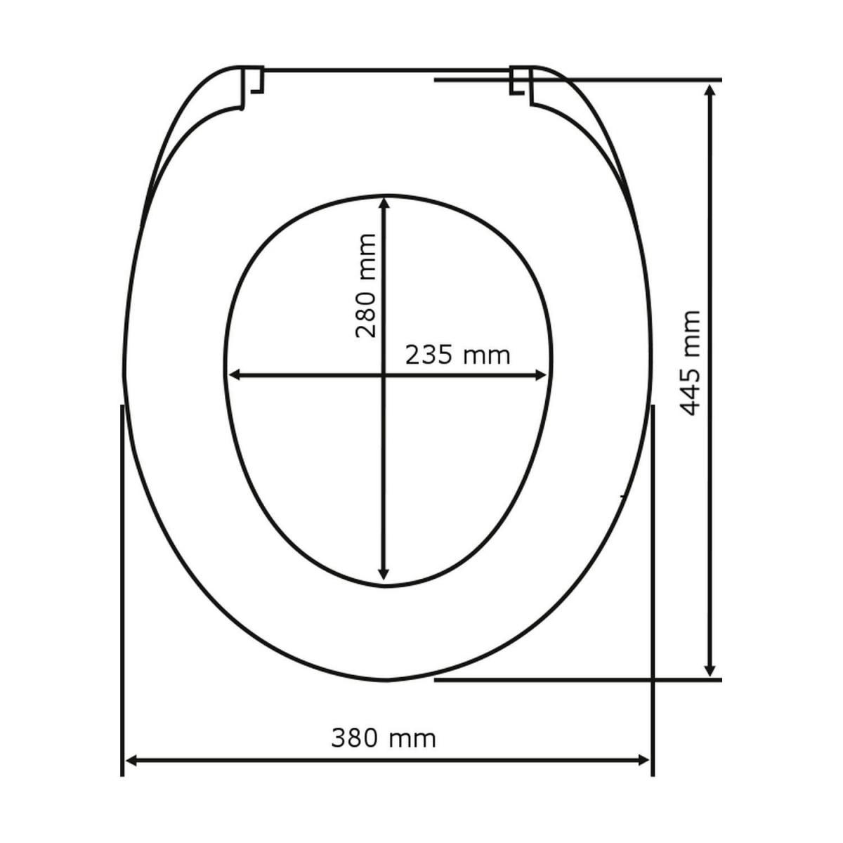 Wenko WC-Sitz Orchid antibakteriell Bild 5