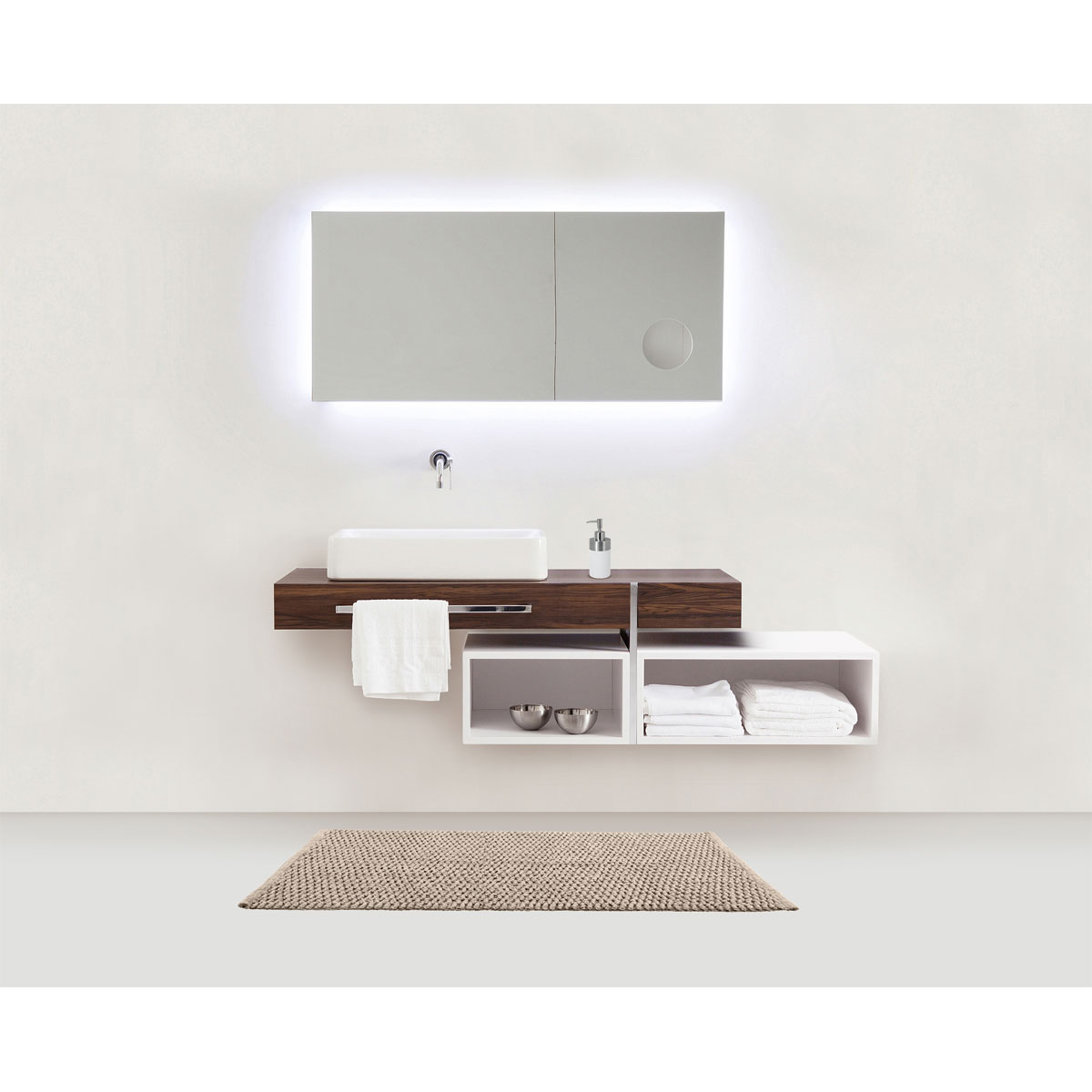 Wenko  Badteppich Mona Nude Baumwolle 50 x 80 cm Bild 2