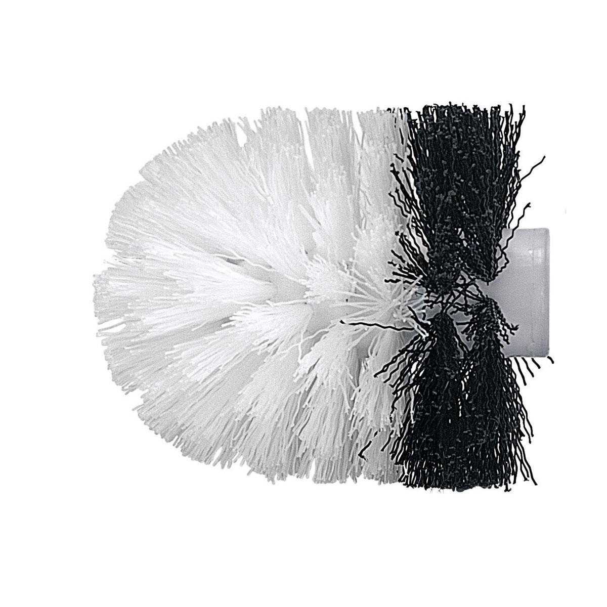 Kleine Wolke Ersatz-WC-Bürstenkopf schwarz-weiß 8,2 x 9,9 cm