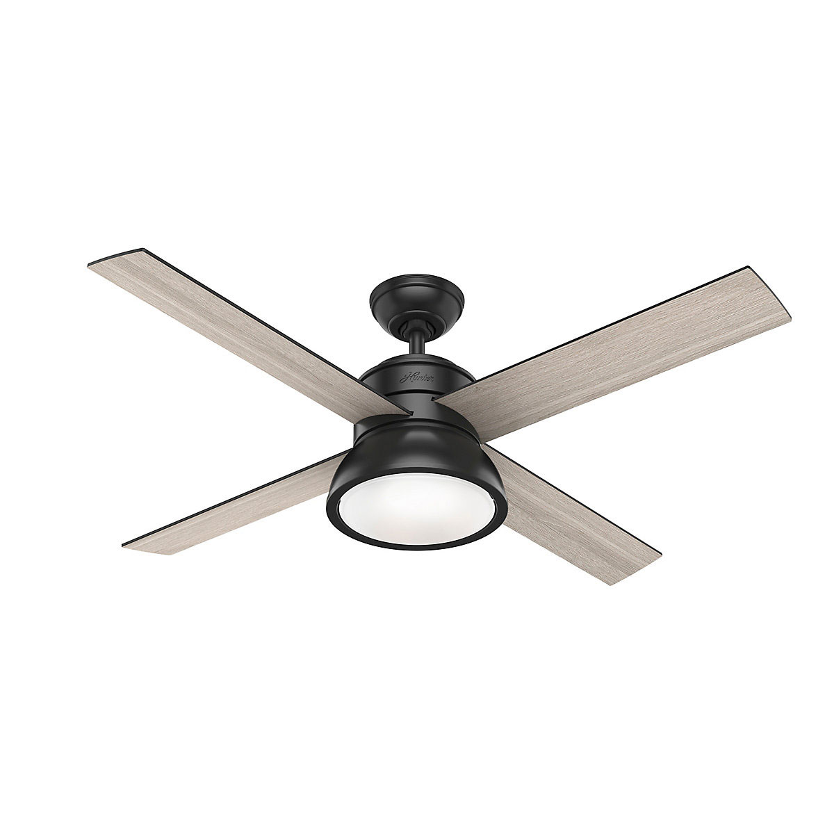 Hunter Fan Hunter Deckenenventilator Loki 132 cm mattes schwarz Bild 1