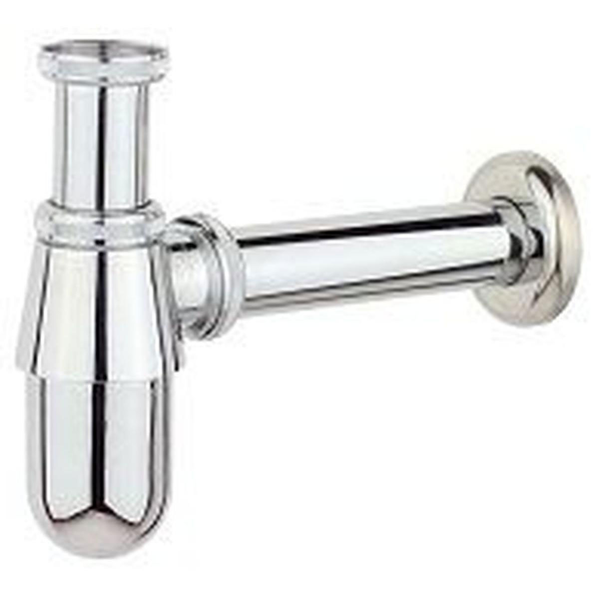 Kirchhoff Flaschensiphon 1¼ x 32 mm verchromt