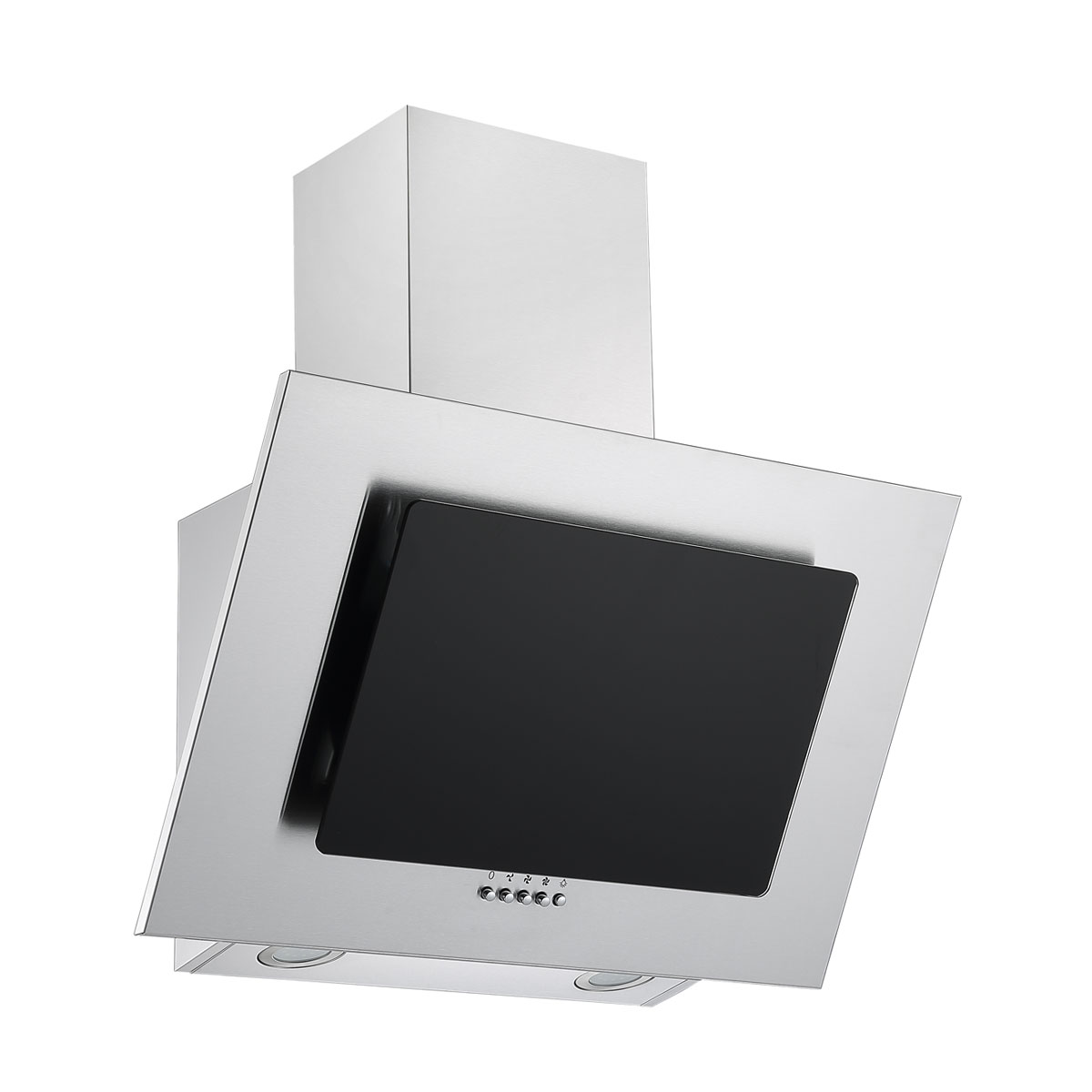 Schraeghaube  CH2060SBM GLAS SCHWARZ Bild 2