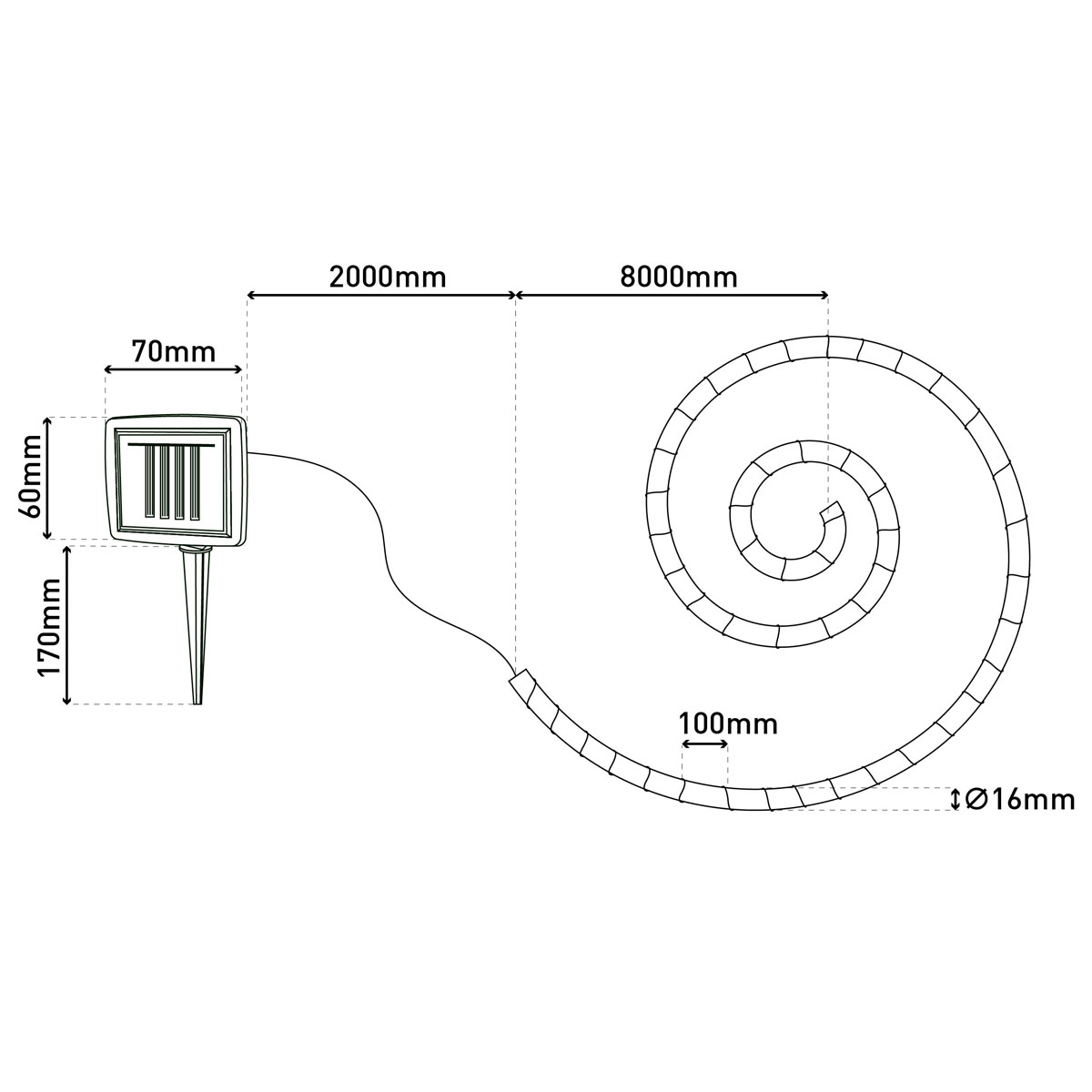 näve  Solarlichterkette Canamo Bild 6