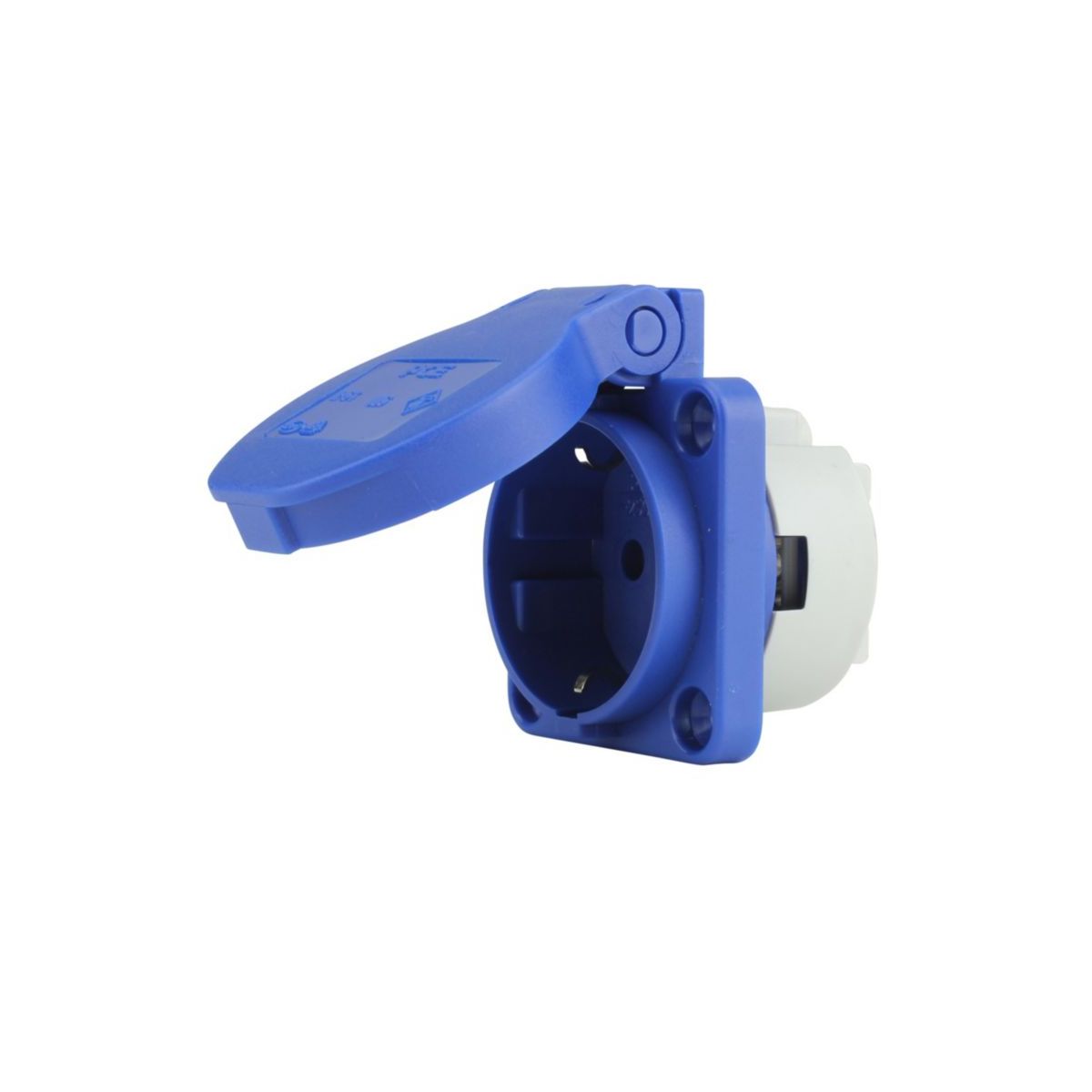 Caravan-Schutzkontaktsteckdose 16 A