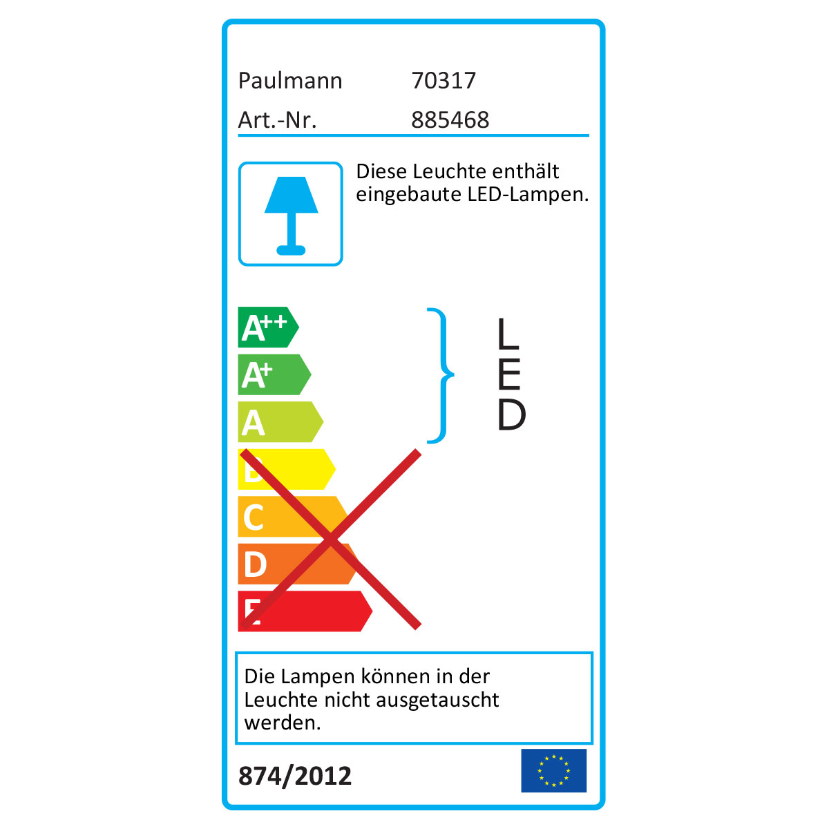 Paulmann LED-Lichtband-Basisset YourLED 1,5m warmweiß Bild 6