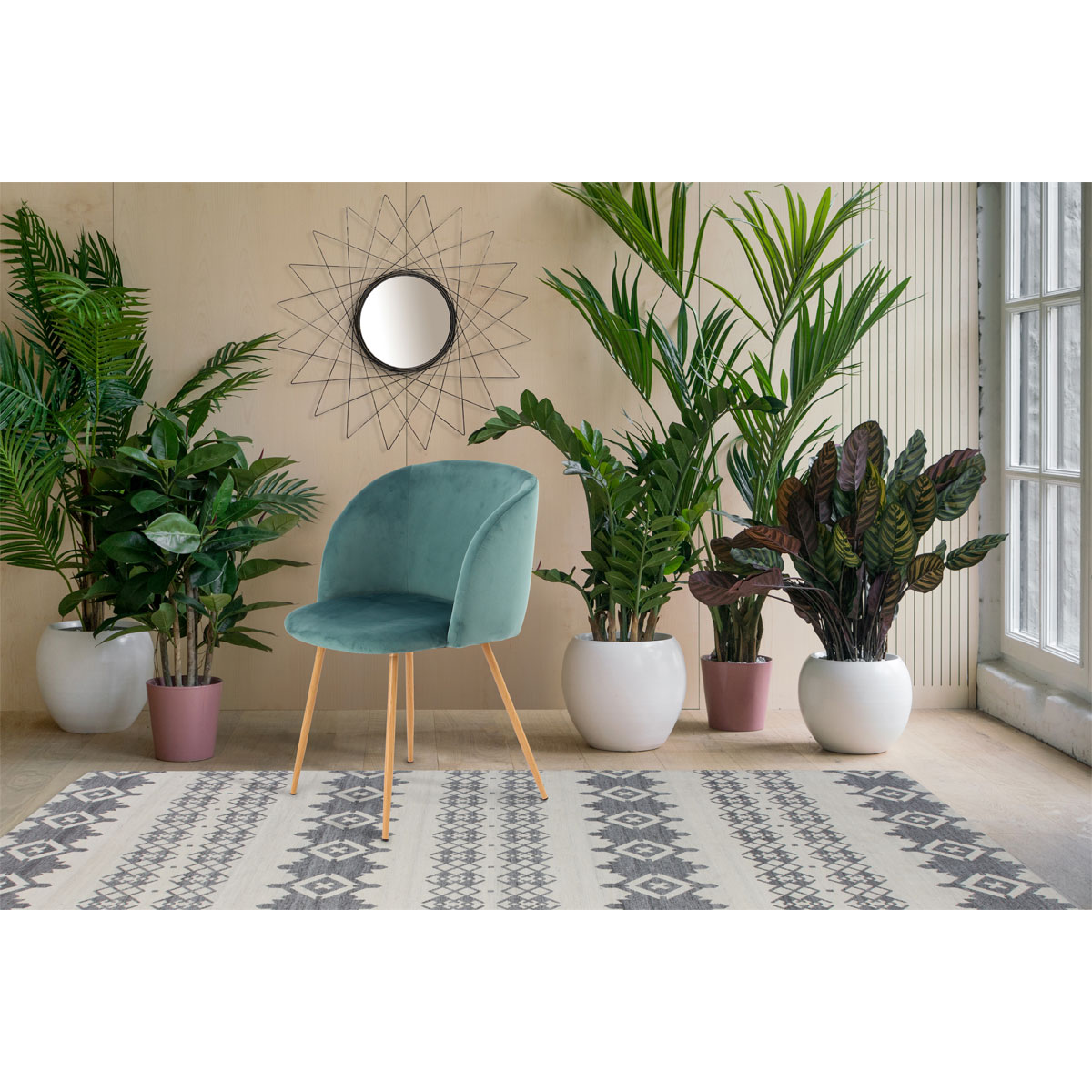 Stuhl „Celina 110“, 2er-Set, grün Bild 2