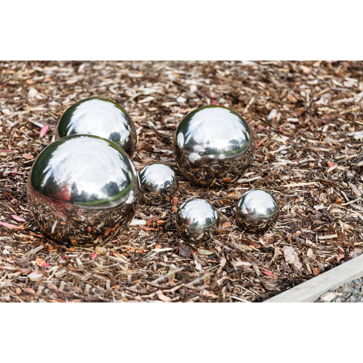 Haveson Edelstahlkugel Durchmesser 13,5 cm silber Bild 7