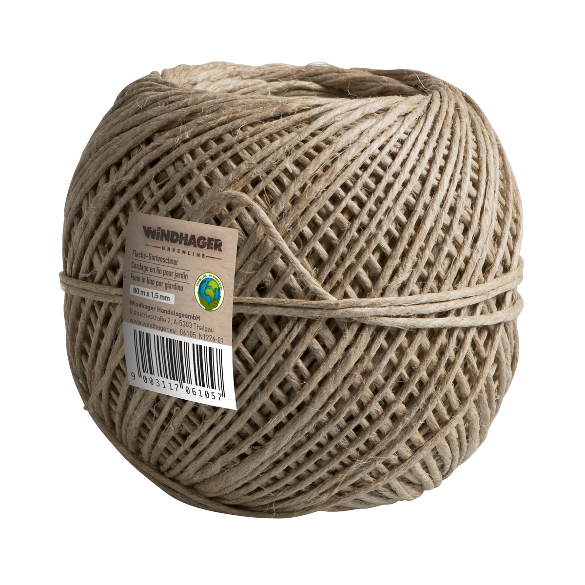 Windhager Flachs Gartenschnur 80m 1,5 mm Bild 2
