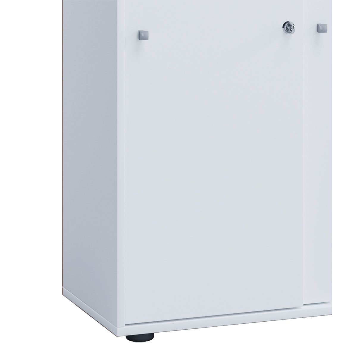 Büroschrank Lona XXL mit Schiebetüren weiß Bild 2