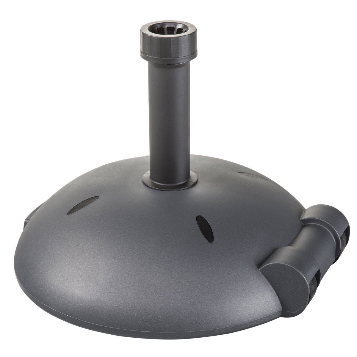 Schneider Schirme Beton-Schirmständer 40 kg halbrund anthrazit Bild 2
