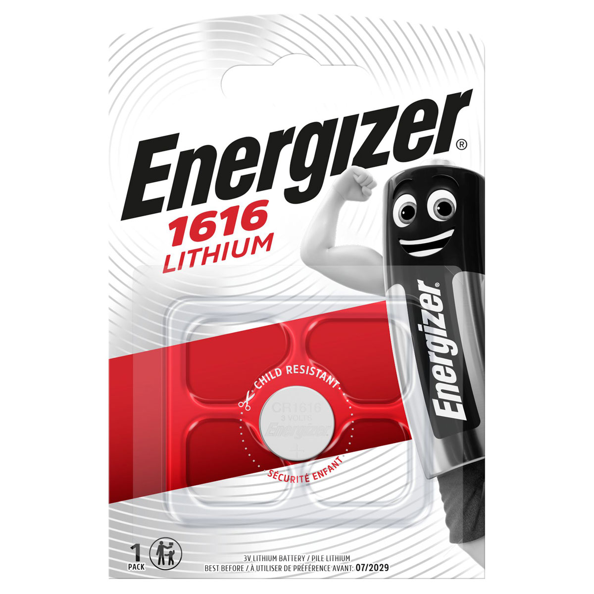 Energizer KnopfzelleCR1616 klein