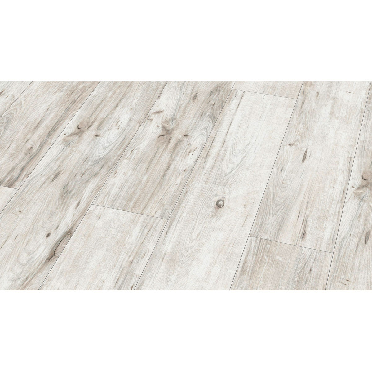 Specht  Laminatboden Classic Ruester weiß 128,6 x 19,4 cm Bild 3